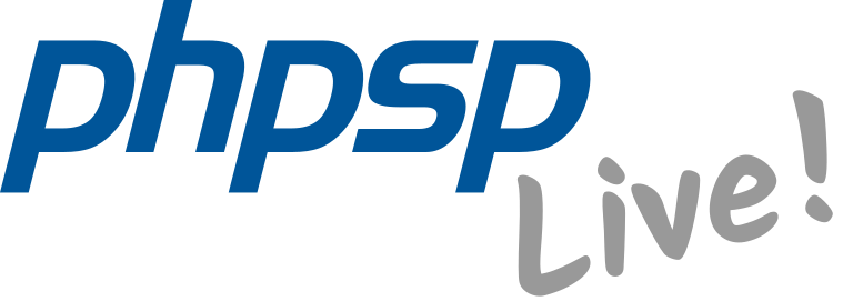 Logo marca do PHPSP + Live